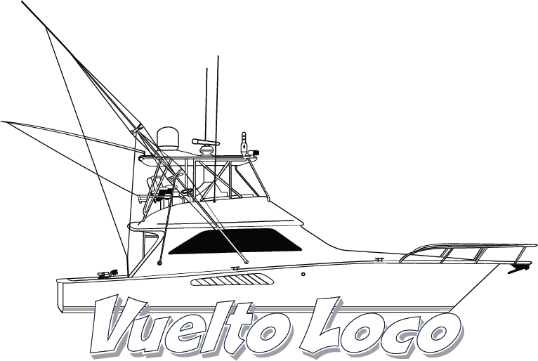 Vuelto Loco Charters logo